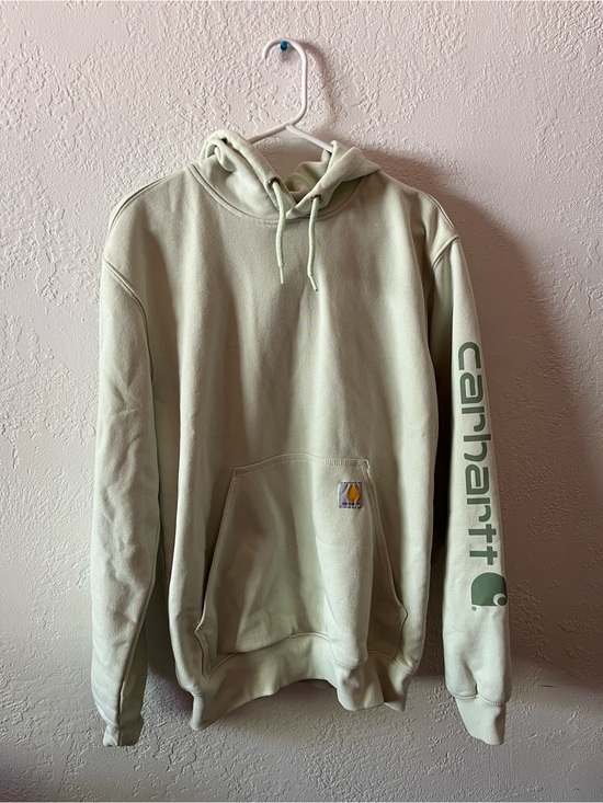 Carhartt Tops - Carhartt Hooded Sweatshirt in Pale Green